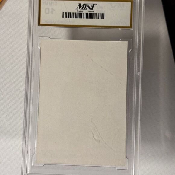 1992 topps mike mussina #242 gem mint 10 error card no back rare - Picture 2 of 2